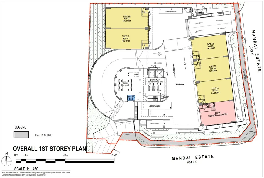 KeyStone @ Mandai overall 1st storey plan