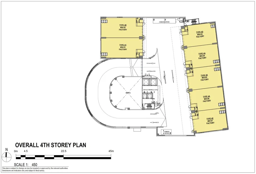 KeyStone @ Mandai overall 4th storey plan