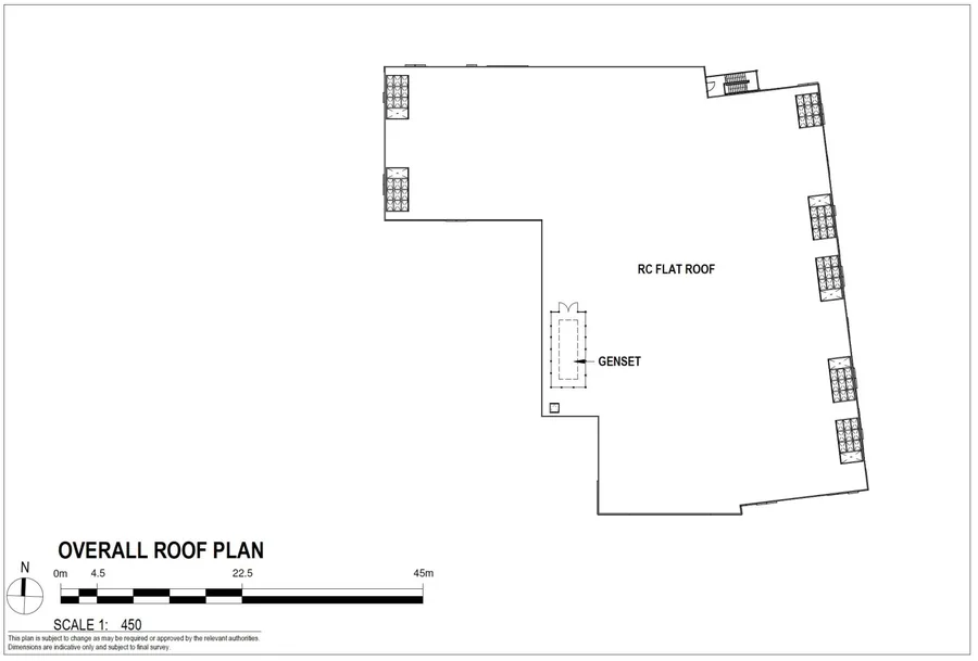 KeyStone @ Mandai rooftop plan plan