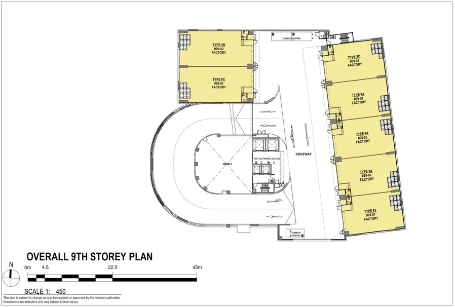 KeyStone @ Mandai overall 9th storey plan